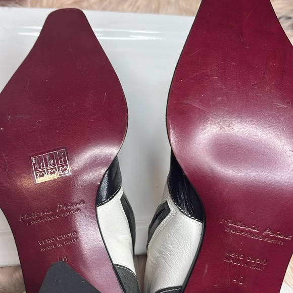 MATERIA PRIMA by GOFFREDO FANTINI LEATHER BOOTS VINTAGE SIZE 10 Never worn - Picture 5 of 10